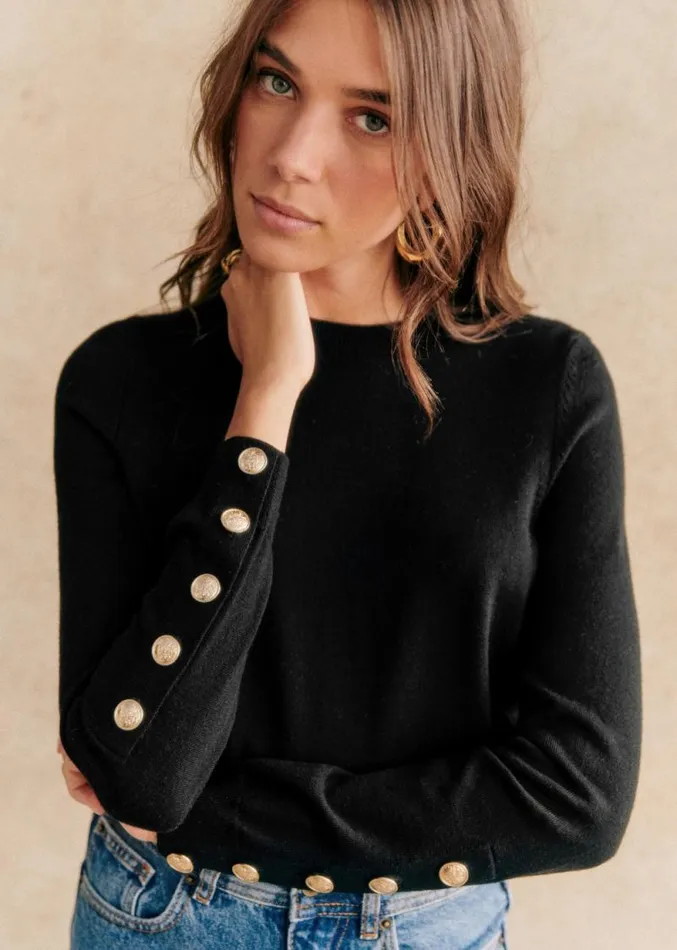 Szane Knitwear Womens Paulo Jumper Black