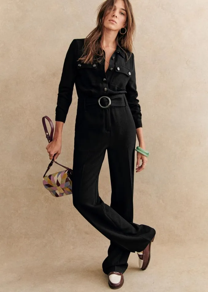 Szane Trousers and Jumpsuits Womens Brooklyn Jumpsuit Black