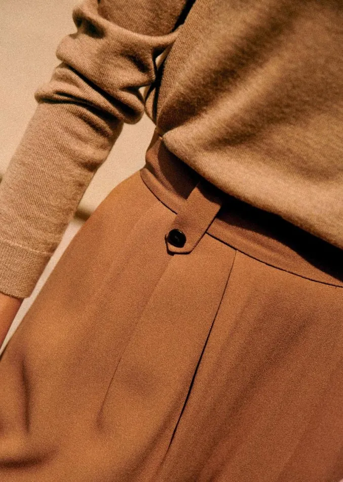 Szane Trousers and Jumpsuits Womens Loulou Trousers Coffee