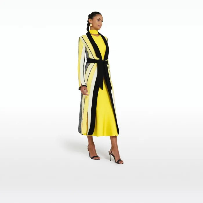 Safiyaa Aiko Multicolour Canary Knit Women Knitwear