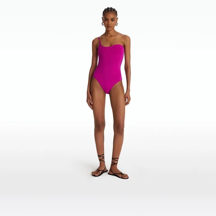 Safiyaa Amyra Magenta Swimsuit Women Swimwear