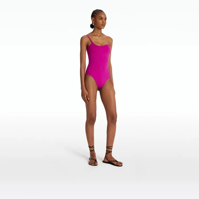 Safiyaa Amyra Magenta Swimsuit Women Swimwear