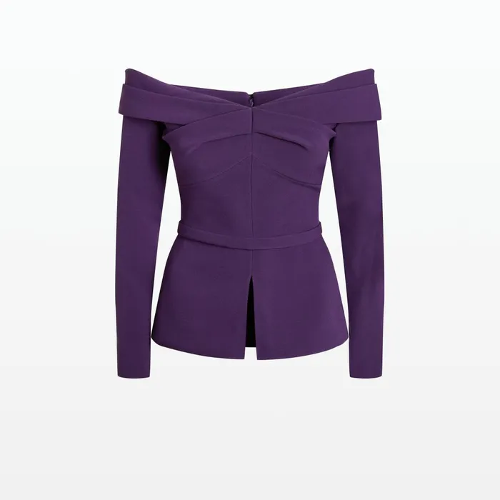 Safiyaa Camilla Blackberry Top Women Tops