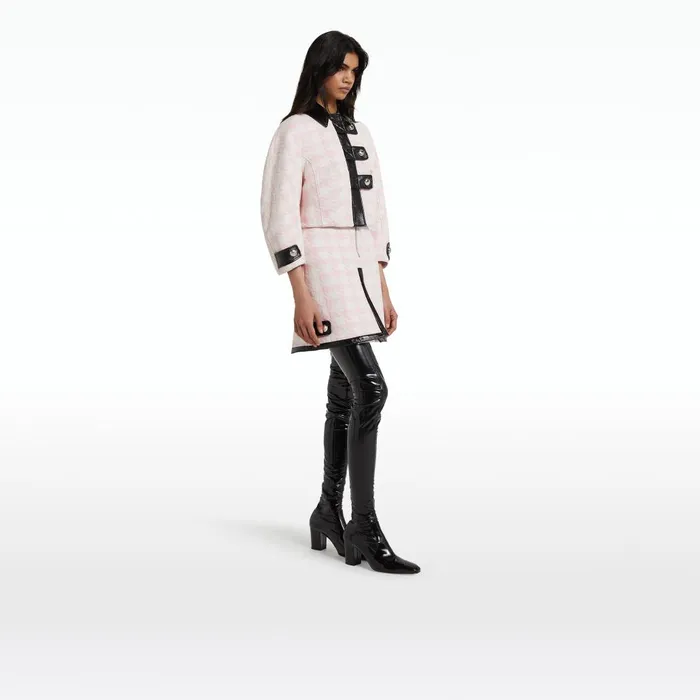 Safiyaa Ciara Barely Pink Skirt Women Skirts