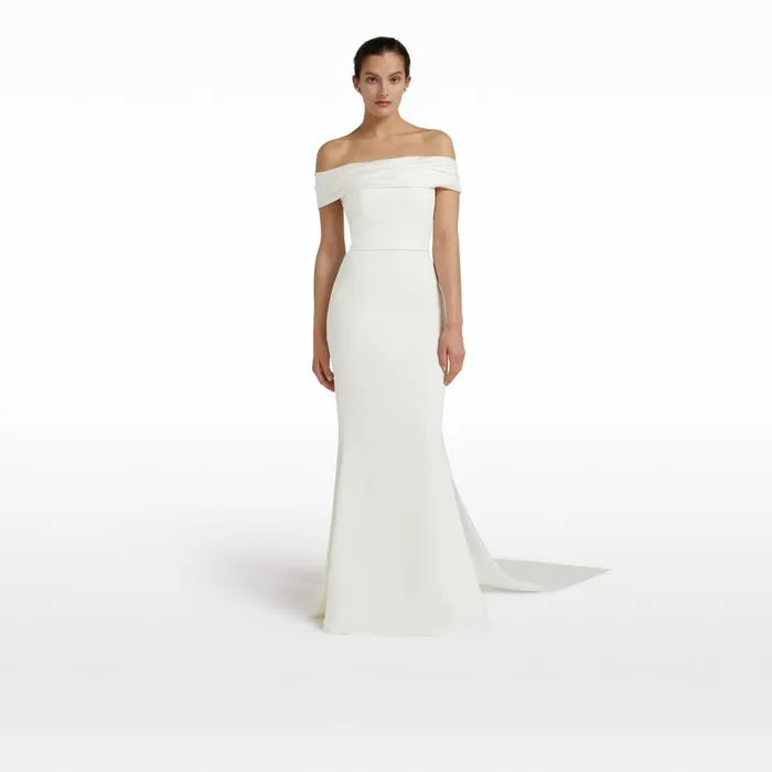 Safiyaa Diascia Ivory Long Dress Women Dresses