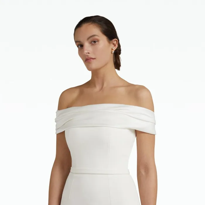 Safiyaa Diascia Ivory Long Dress Women Dresses