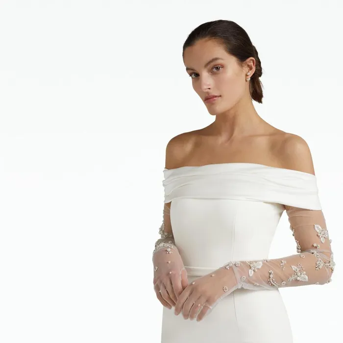 Safiyaa Diascia Ivory Long Dress Women Dresses