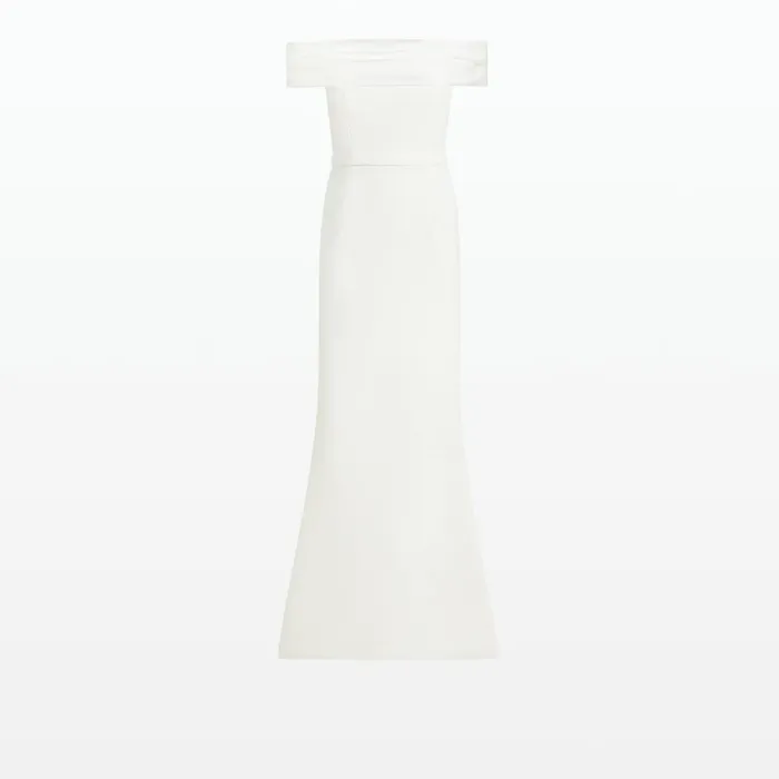 Safiyaa Diascia Ivory Long Dress Women Dresses