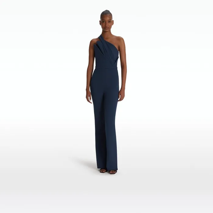Safiyaa Dreida Moonlit Ocean Jumpsuit Women Jumpsuits