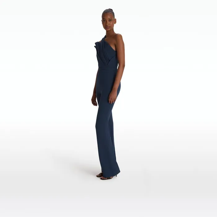 Safiyaa Dreida Moonlit Ocean Jumpsuit Women Jumpsuits