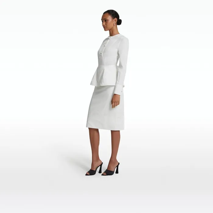 Safiyaa Fatima Ivory Top Women Tops