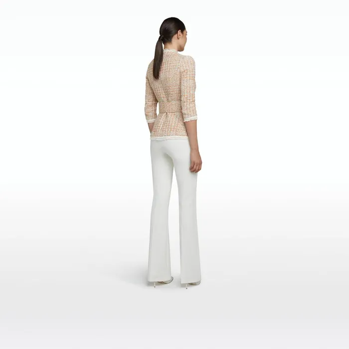 Safiyaa Giana Orange Positano Jacket Women Jackets and Coats