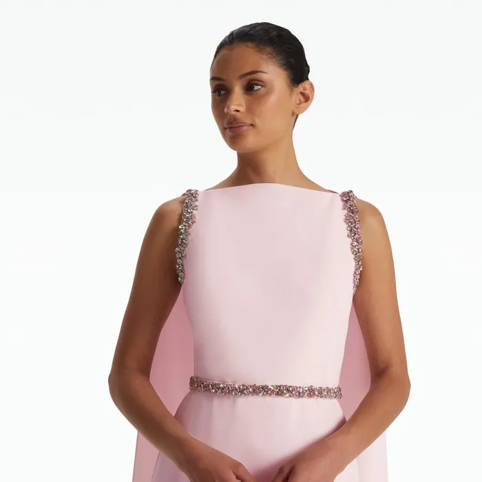 Safiyaa Ginevra Barely Pink Long Dress Women Dresses