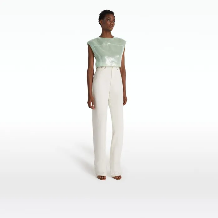 Safiyaa Halli Ivory Trousers Women Trousers
