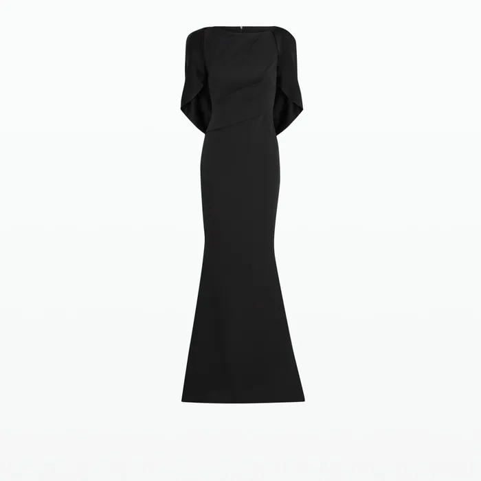 Safiyaa Ines Black Long Dress Women Dresses