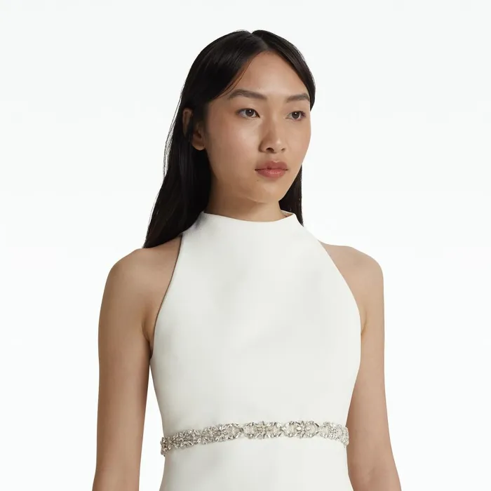 Safiyaa Jasie Ivory Short Dress Women Dresses
