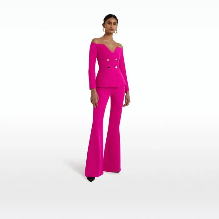 Safiyaa Kamile Wild Strawberry Jacket Women Jackets and Coats
