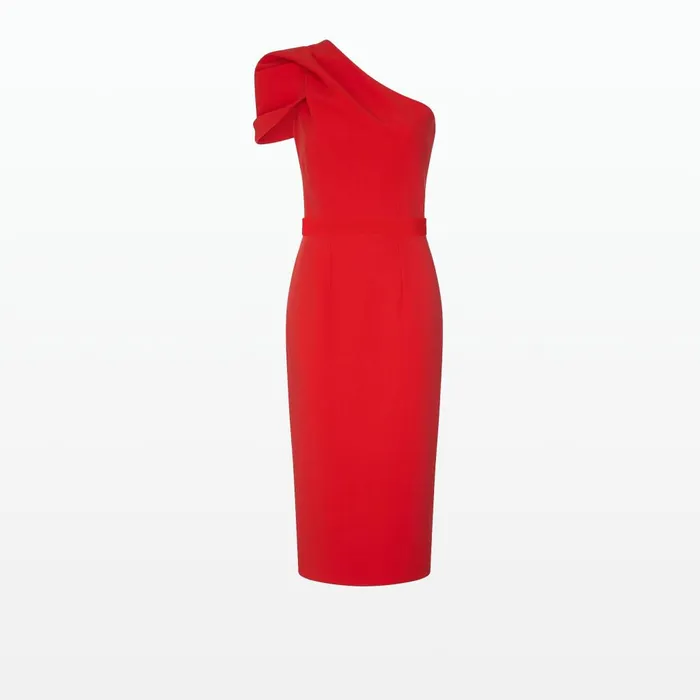 Safiyaa Kora Midi Dress Women Dresses