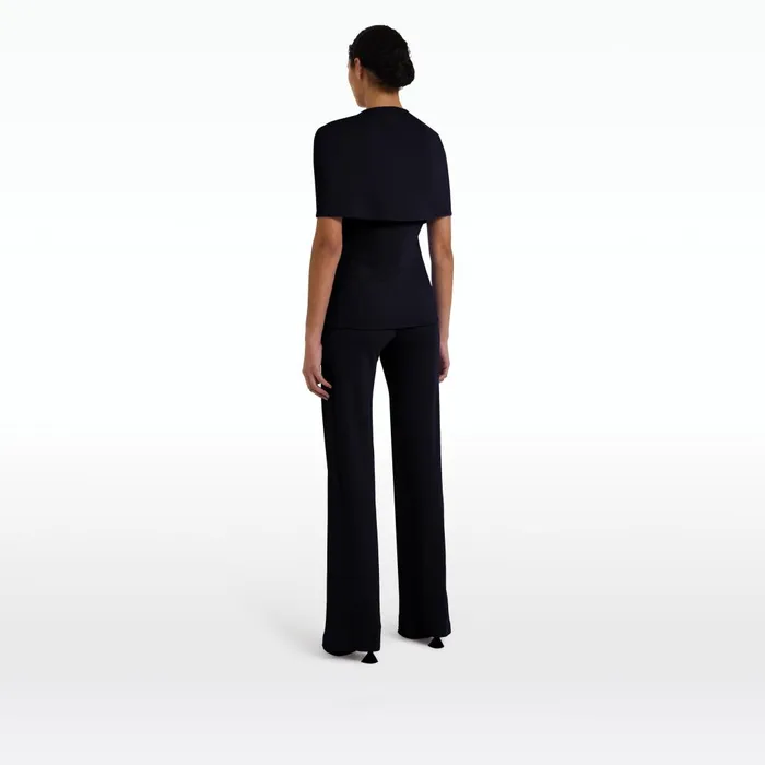 Safiyaa Lea Navy Trousers Women Trousers