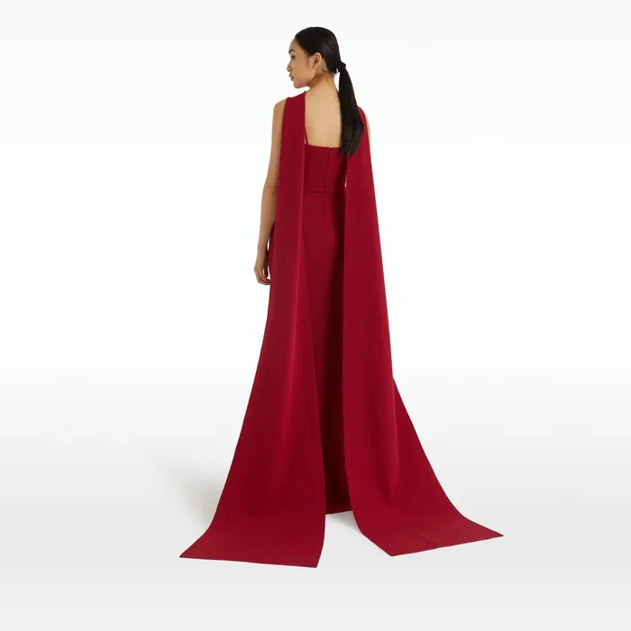 Safiyaa Lilien Rhubarb Long Dress Women Dresses