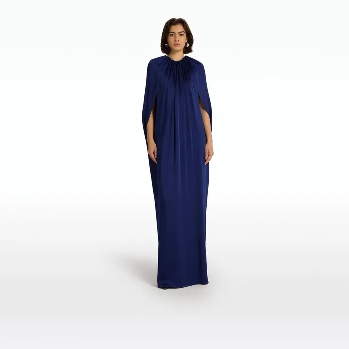 Safiyaa Lilith Maritime Long Dress Women Dresses
