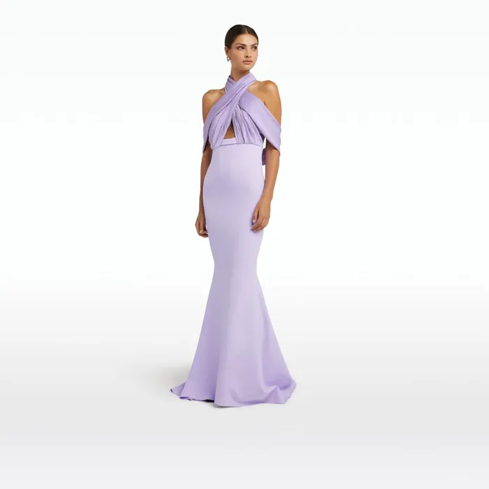 Safiyaa Louella Verbena Long Dress Women Dresses