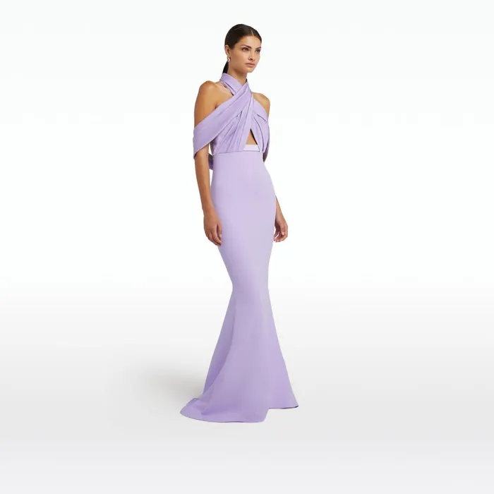 Safiyaa Louella Verbena Long Dress Women Dresses