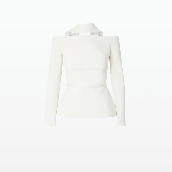 Safiyaa Lucile Ivory Top Women Tops