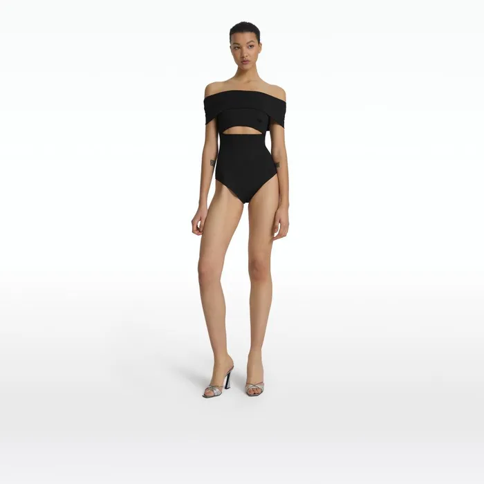 Safiyaa Maira Black Swimsuit Women Swimwear