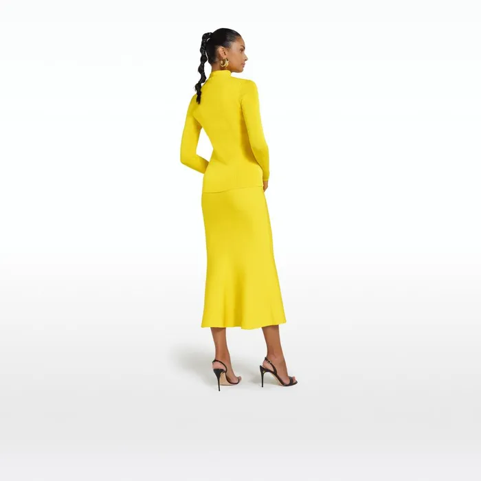 Safiyaa Mani Canary Knit Cardigan Women Knitwear
