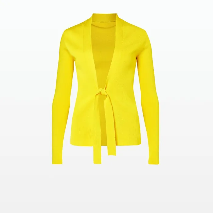 Safiyaa Mani Canary Knit Cardigan Women Knitwear