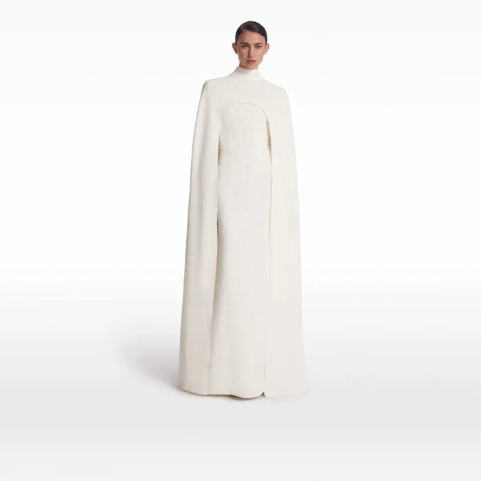 Safiyaa Manore Ivory Harness Women Capes and Harnesses