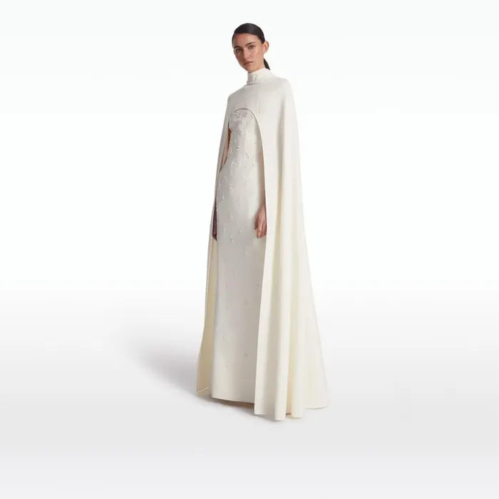 Safiyaa Manore Ivory Harness Women Capes and Harnesses