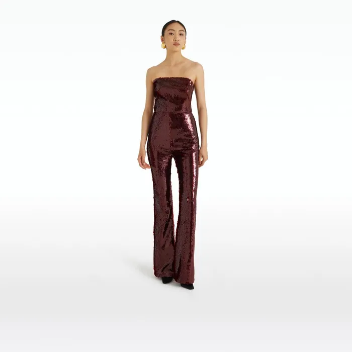 Safiyaa Myrine Rhubarb Jumpsuit Women Jumpsuits