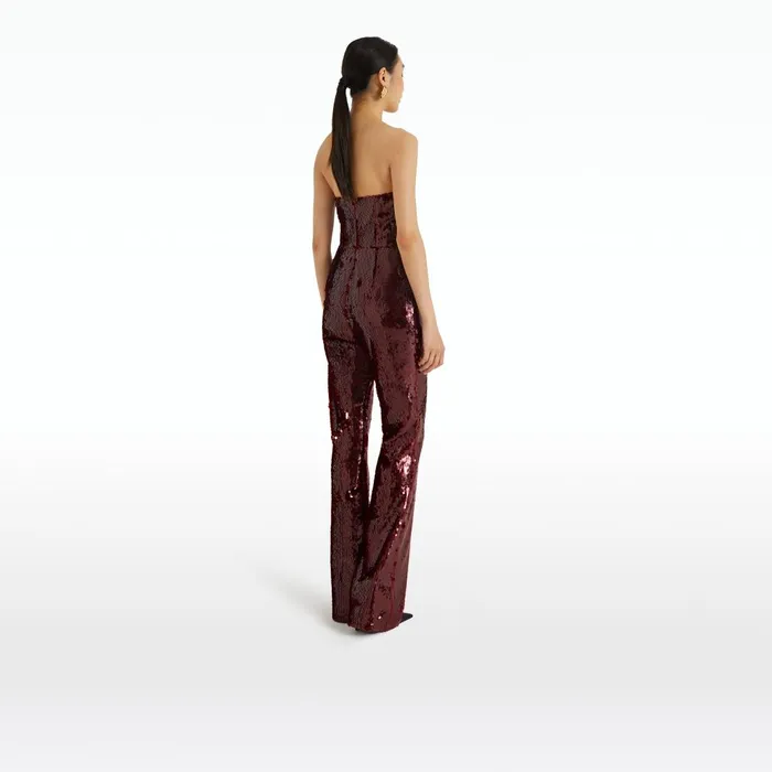 Safiyaa Myrine Rhubarb Jumpsuit Women Jumpsuits