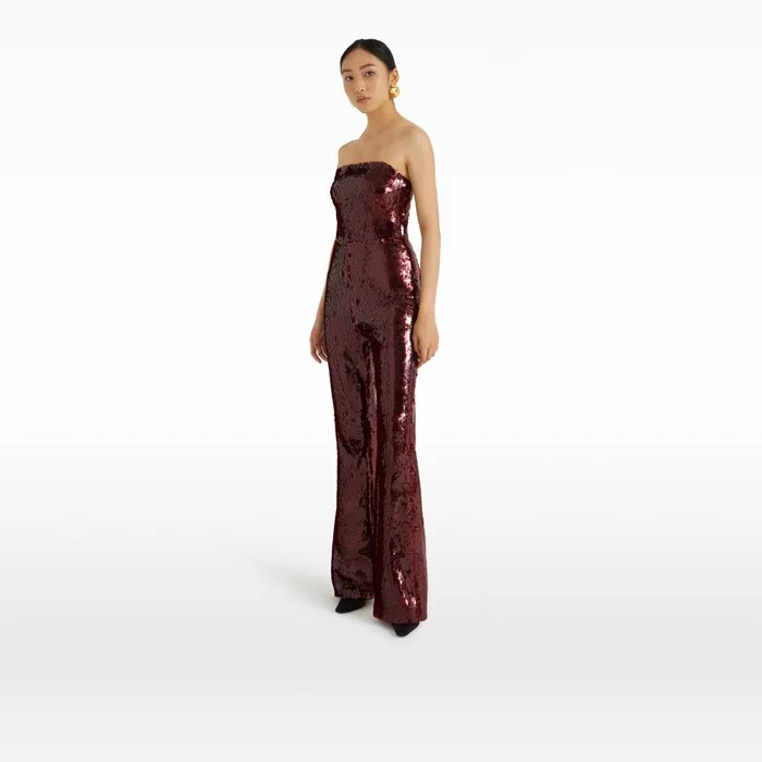 Safiyaa Myrine Rhubarb Jumpsuit Women Jumpsuits