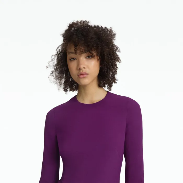 Safiyaa Paignita Currant Long Dress Women Dresses