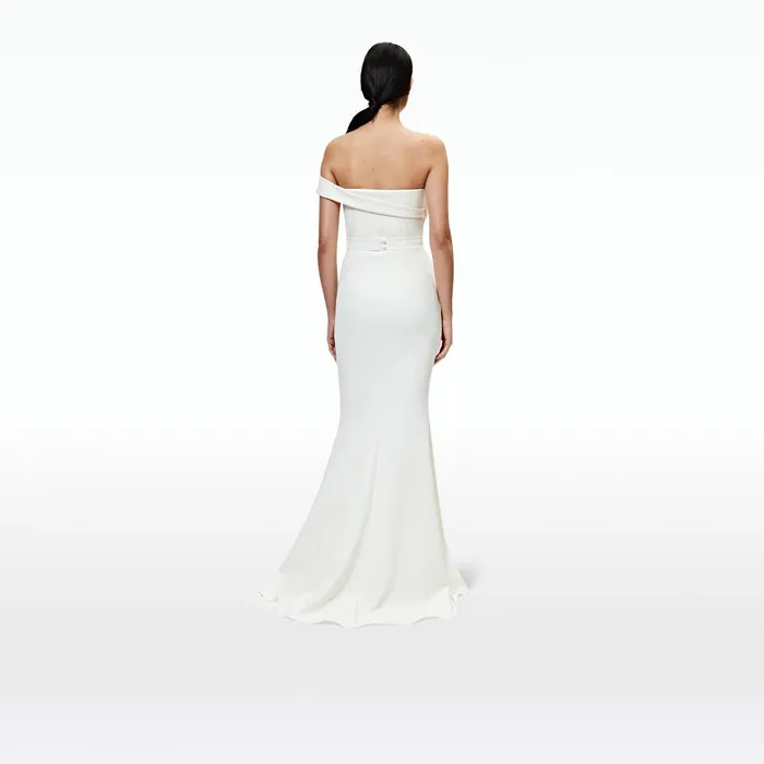 Safiyaa Reverie Ivory Long Dress Women Dresses