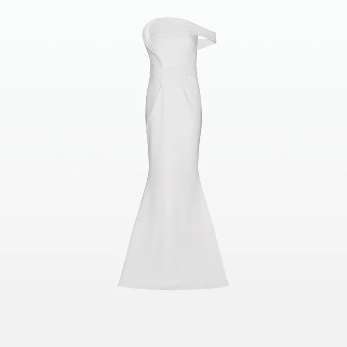 Safiyaa Reverie Ivory Long Dress Women Dresses