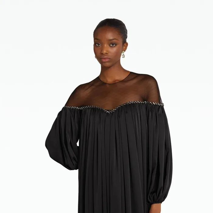 Safiyaa Rrion Black Dress Women Dresses