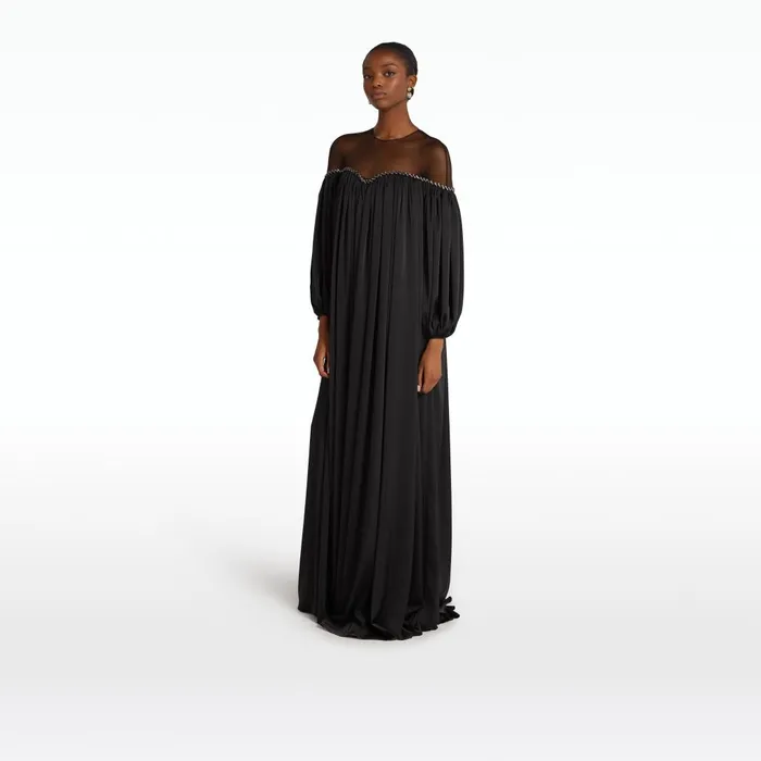 Safiyaa Rrion Black Dress Women Dresses