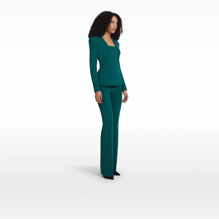 Safiyaa Samuela Alpine Green Top Women Tops