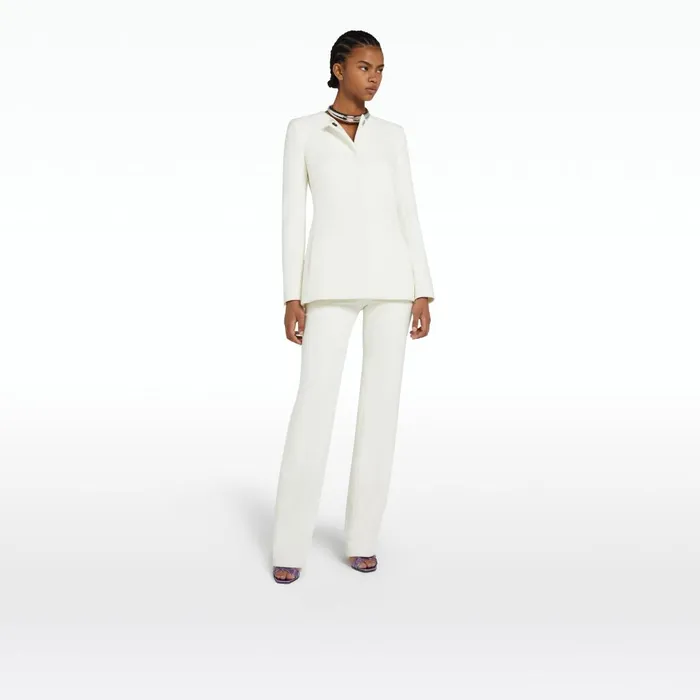 Safiyaa Sneha Ivory Jacket Women Jackets and Coats