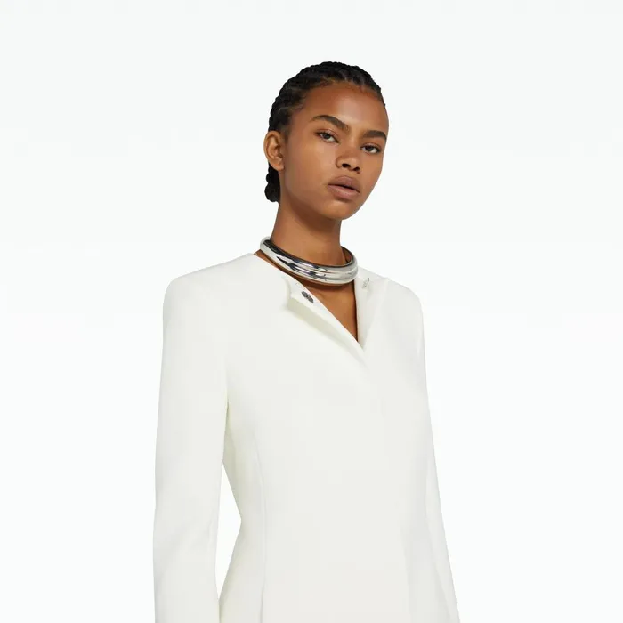 Safiyaa Sneha Ivory Jacket Women Jackets and Coats