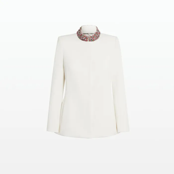 Safiyaa Sneha Ivory Jacket Women Jackets and Coats