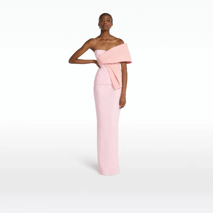Safiyaa Suri Peony Blush Long Dress Women Dresses