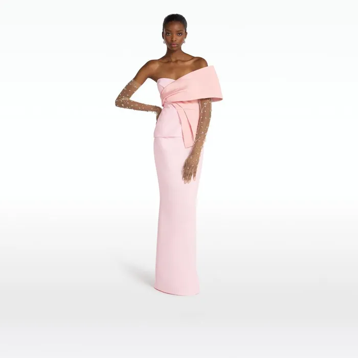 Safiyaa Suri Peony Blush Long Dress Women Dresses