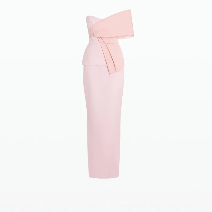 Safiyaa Suri Peony Blush Long Dress Women Dresses