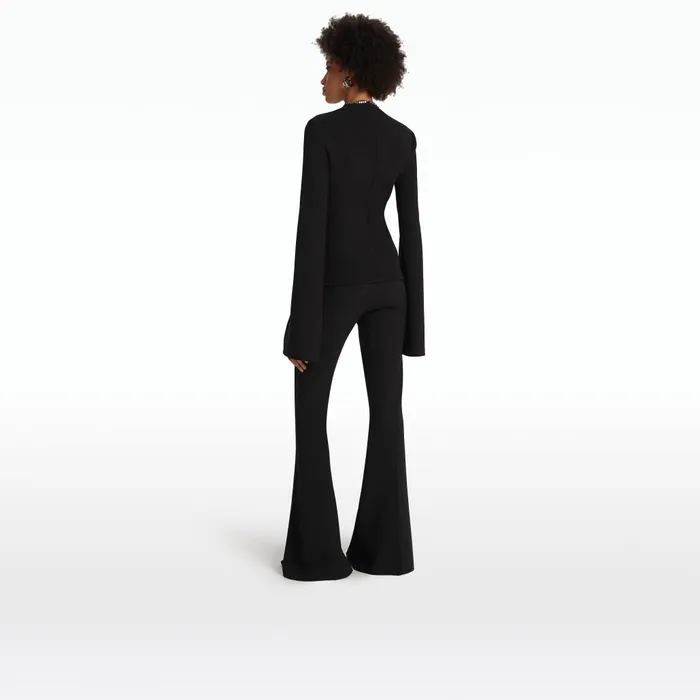 Safiyaa Thais Black Top Women Tops