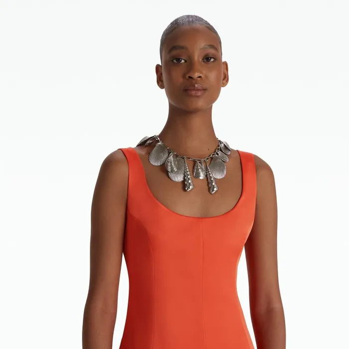 Safiyaa Warner Reef Midi Dress Women Dresses